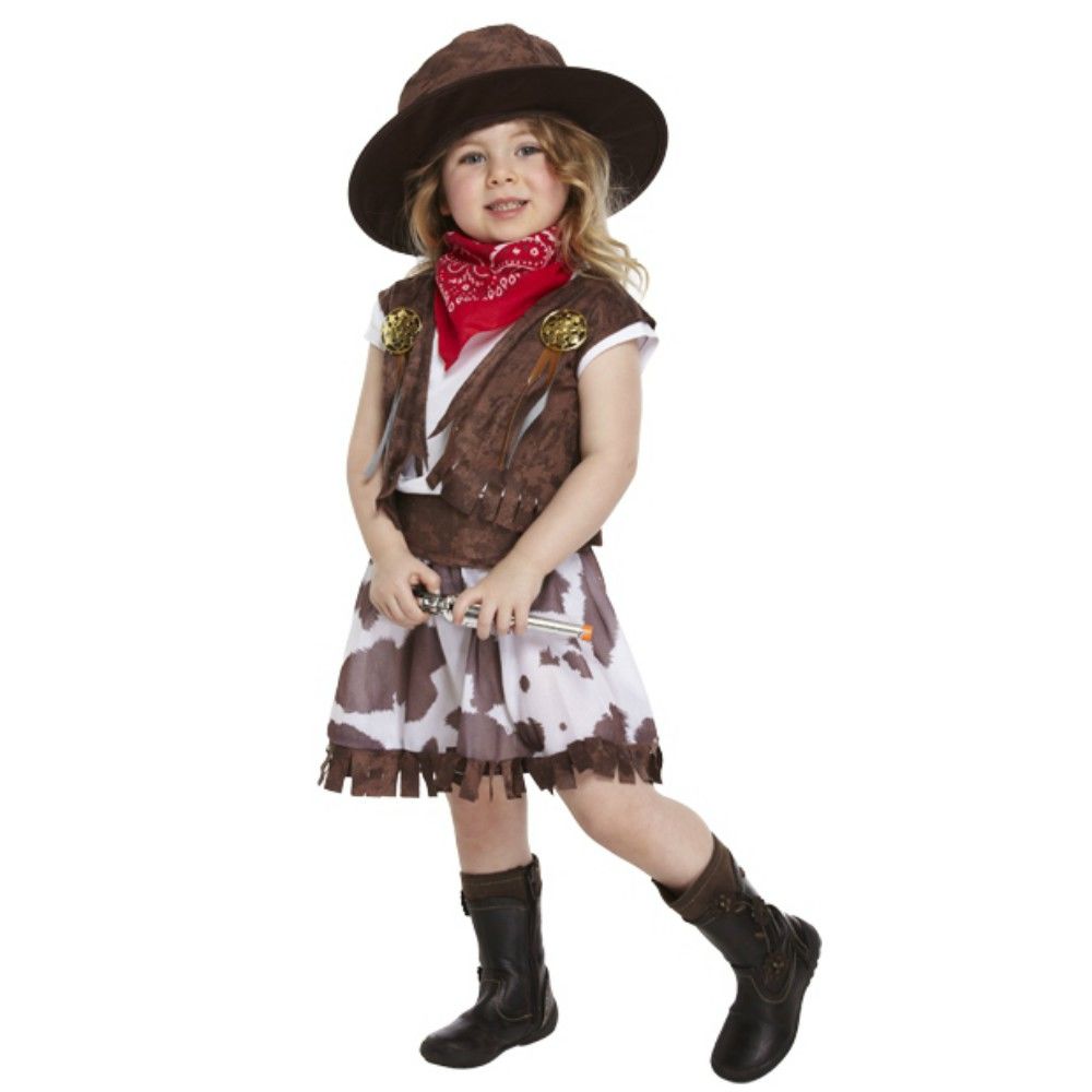 VESTITO COWGIRL WILD WEST PER BAMBINI